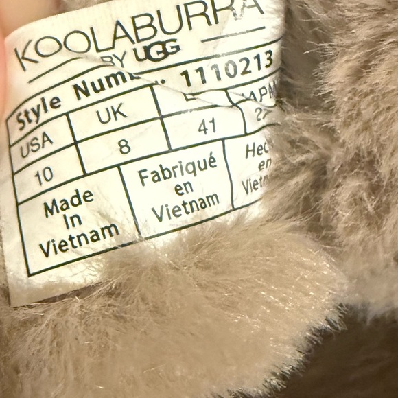 Kookaburra by Ugg Women’s Furr-ah Tan Strappy Slides Sz 10 - Picture 6 of 6